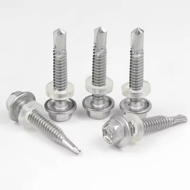 Hexagon Washer Head Self-Drilling Screws Stainless Steel Zinc Drill & Screw Metric Measurement Syste